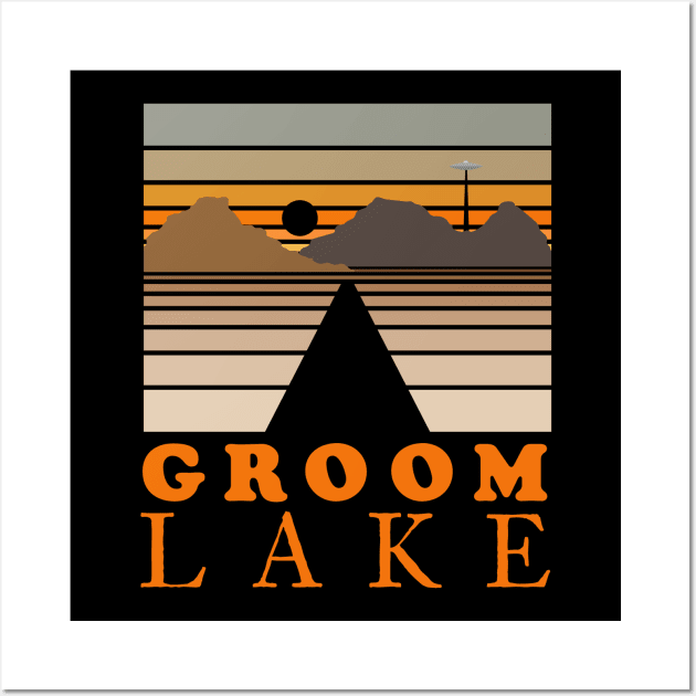 Groom Lake Tourist Wall Art by CuriousCurios